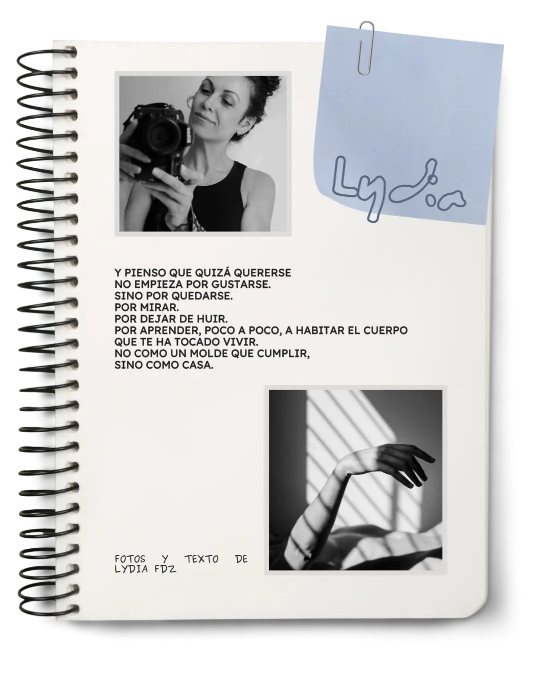 texto lydia fdz cuerpo